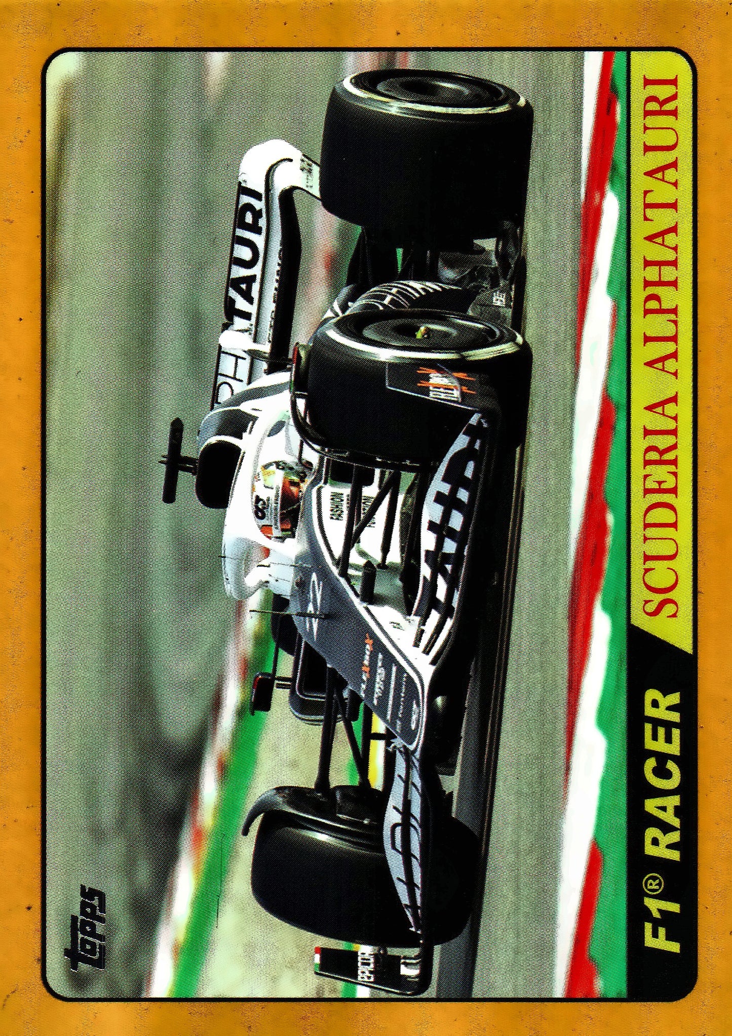 2022 Topps Formula 1 1968 Car Yuki Tsunoda Gold /50 #T68-YT Scuderia AlphaTauri