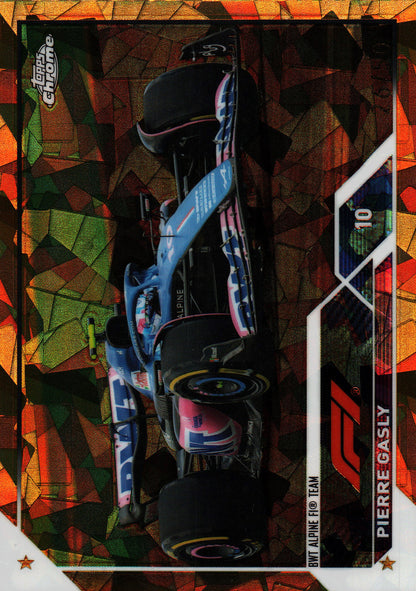 2023 Topps Chrome Sapphire Gold /99 Pierre Gasly #54 Alpine