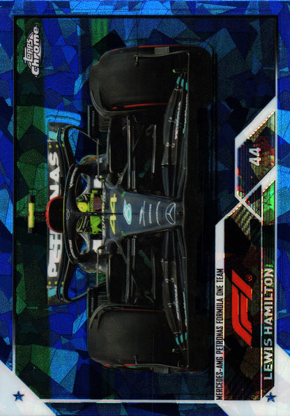 2023 Topps Chrome Sapphire Lewis Hamilton #104 Mercedes