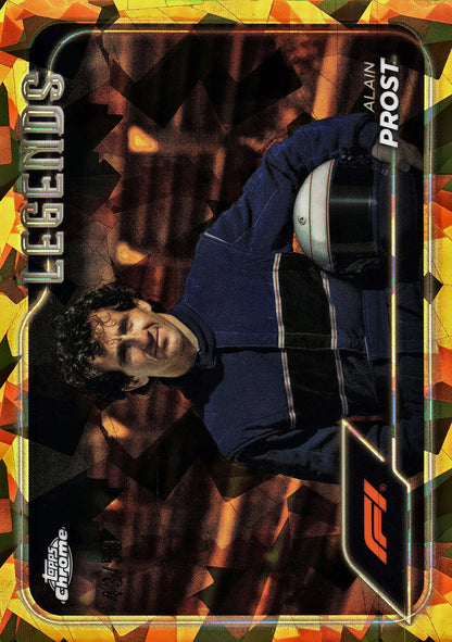 2024 Topps Chrome Sapphire Formula 1 Gold /50 Alain Prost #200 McLaren
