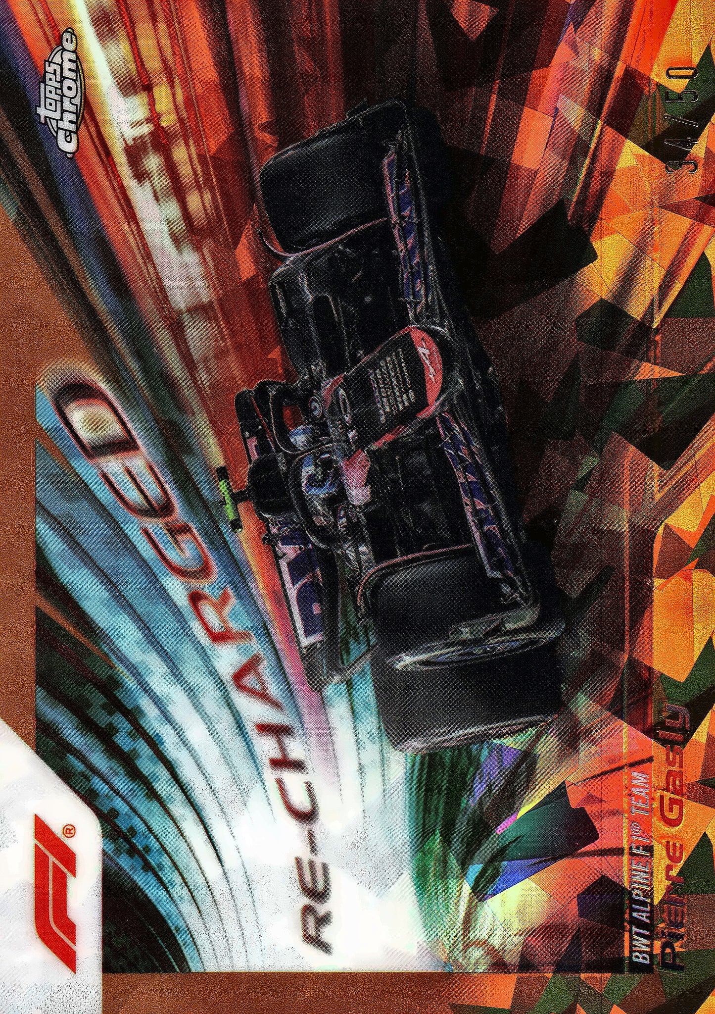 2024 Topps Chrome Sapphire Formula 1 Gold /50 Re-Charged Pierre Gasly #RECH-10 Alpine