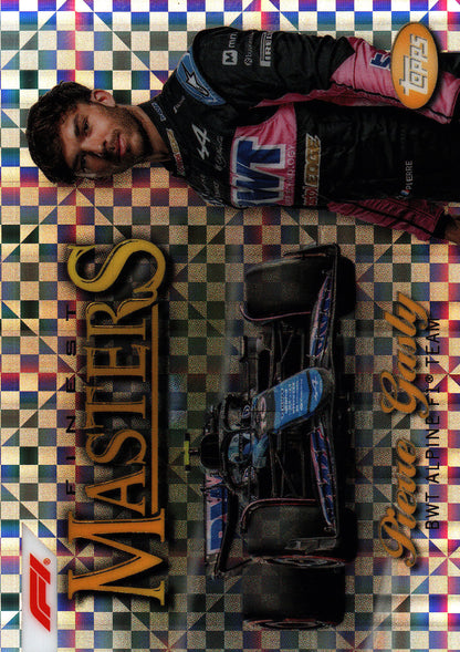2024 Topps Finest Formula 1 Checkerboard Finest Masters Pierre Gasly #MST-5 Alpine