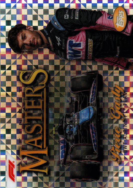 2024 Topps Finest Formula 1 Checkerboard Finest Masters Pierre Gasly #MST-5 Alpine
