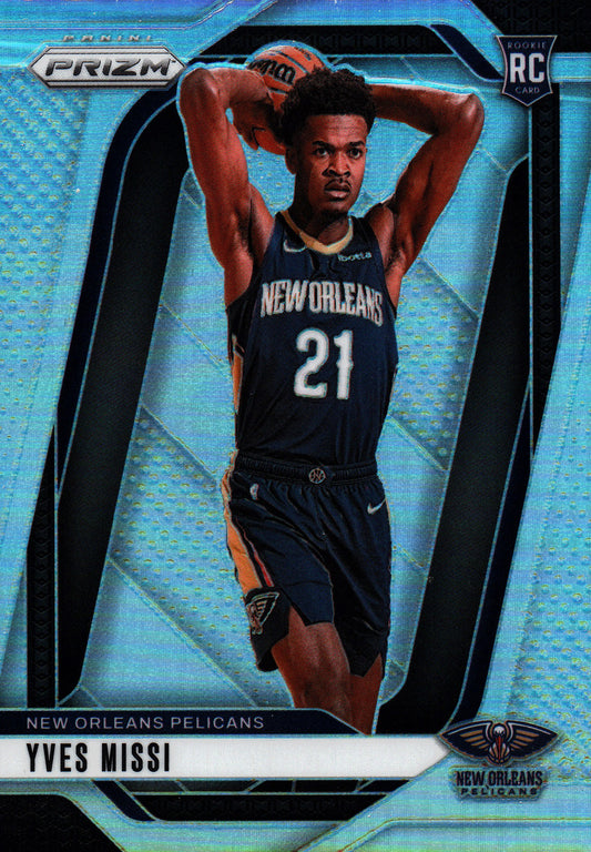 2024 Panini Prizm NBA Silver Yves Missi RC #233 New Orleans Pelicans