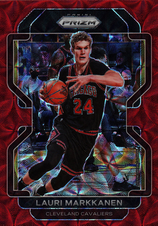 2021 Panini Prizm NBA Red Scope /88 Lauri Markkanen #86 Cleveland Cavaliers