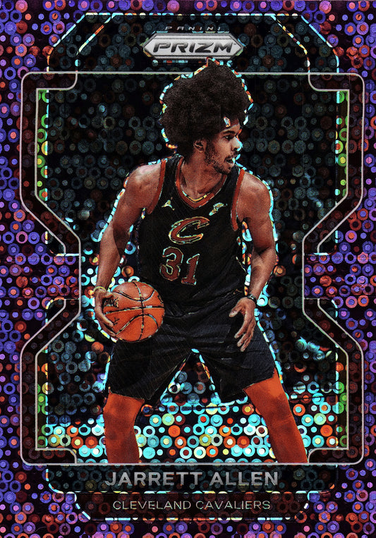 2021 Panini Prizm NBA Purple Disco /75 Jarrett Allen #209 Cleveland Cavaliers