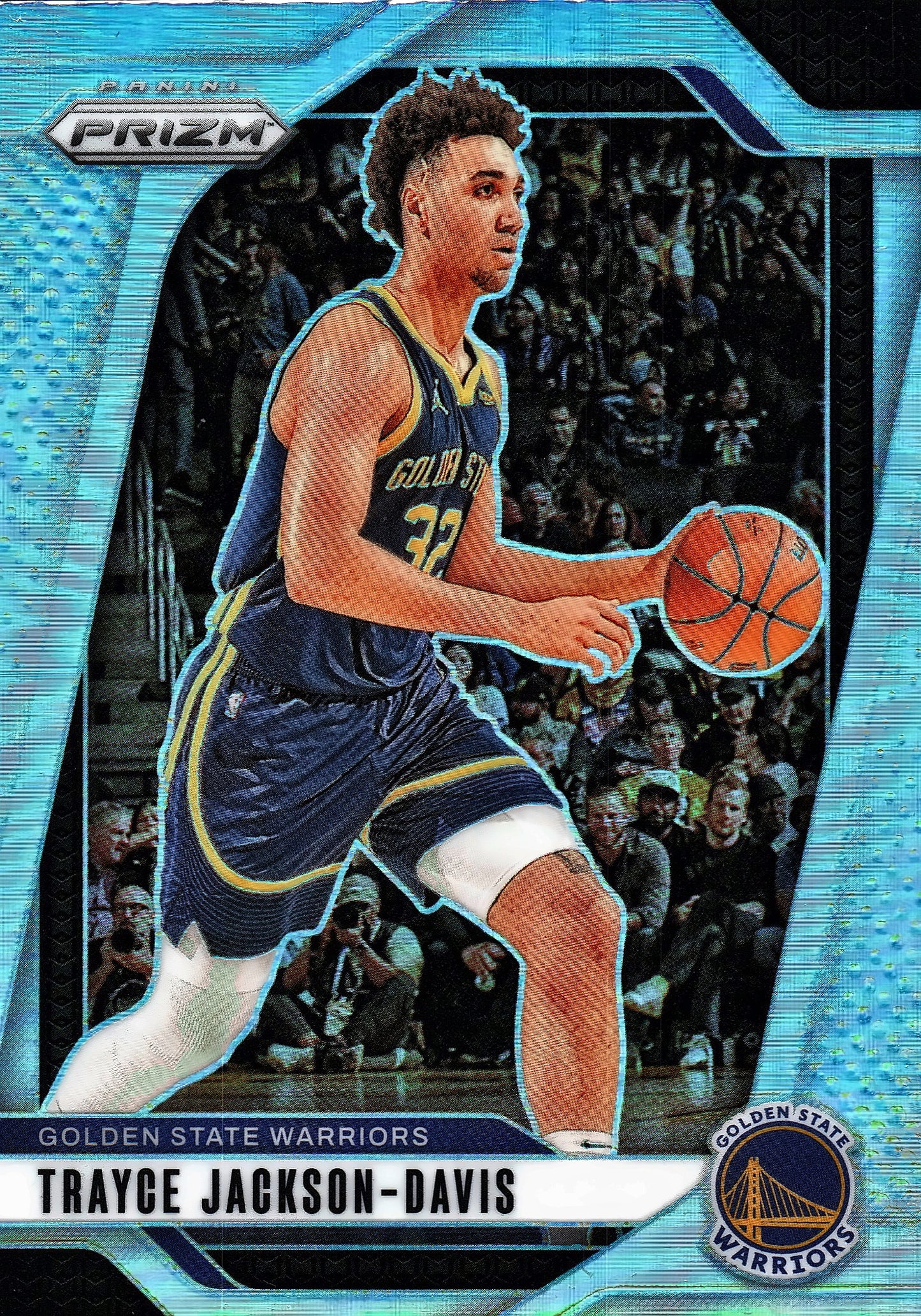 2024 Panini Prizm Silver Trayce Jackson-Davis #188 Golden State Warriors