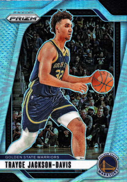 2024 Panini Prizm Silver Trayce Jackson-Davis #188 Golden State Warriors