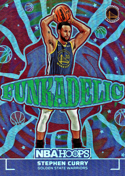 2024 Panini NBA Hoops Funkadelic Stephen Curry #22 Golden State Warriors