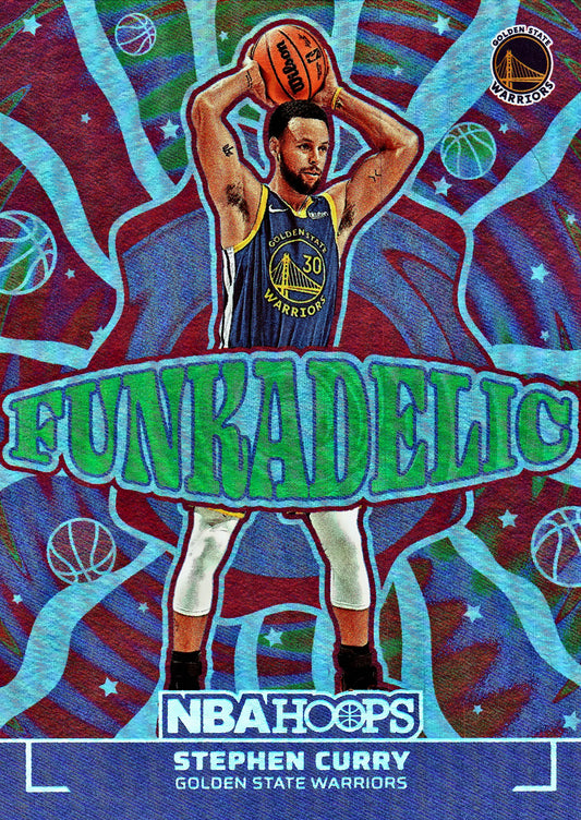 2024 Panini NBA Hoops Funkadelic Stephen Curry #22 Golden State Warriors