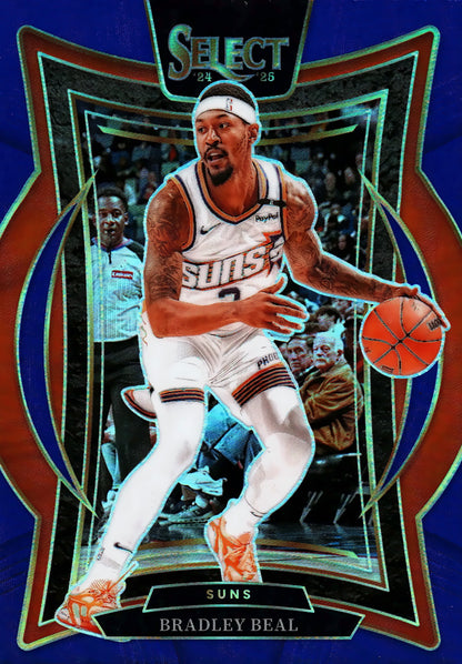 2024 Panini Select NBA Blue Prizm Concourse Bradley Beal #12 Phoenix Suns