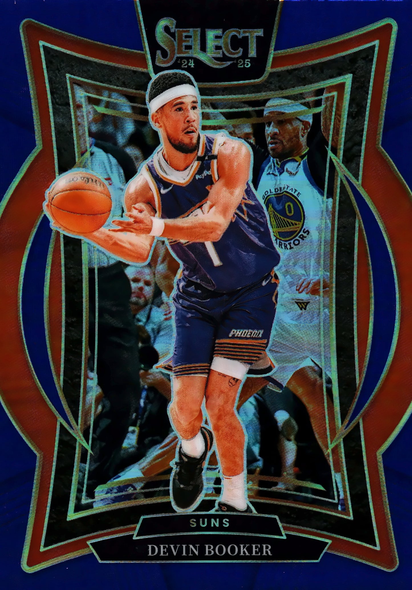 2024 Panini Select NBA Blue Prizm Concourse Devin Booker #16 Phoenix Suns