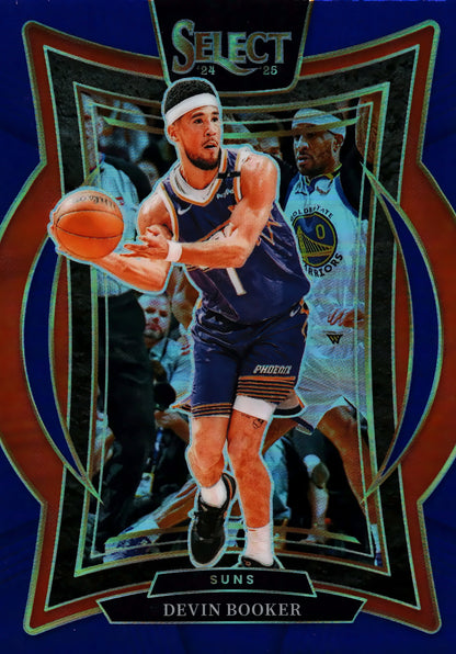2024 Panini Select NBA Blue Prizm Concourse Devin Booker #16 Phoenix Suns