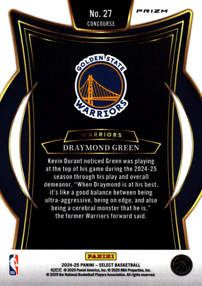 2024 Panini Select NBA Prizm Draymond Green #17 Golden State Warriors