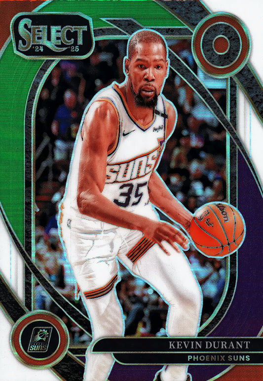 2024 Panini Select NBA Green White Purple Prizm Courtside Kevin Durant #242 Phoenix Suns
