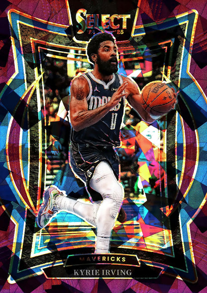 2024 Panini Select NBA Purple Cracked Ice /99 Kyrie Irving #46 Dallas Mavericks