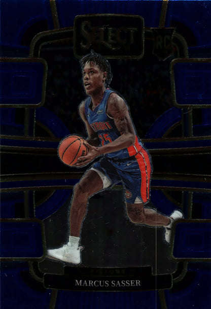 2023 Panini Select NBA Blue Marcus Sasser RC #70 Detroit Pistons