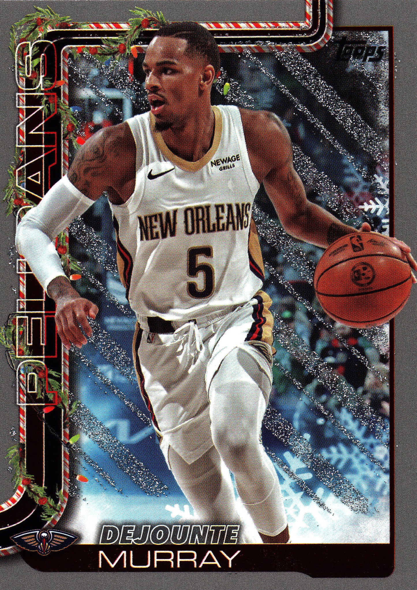 2025 Topps Holiday Glitter Dejounte Murray #H154 New Orleans Pelicans