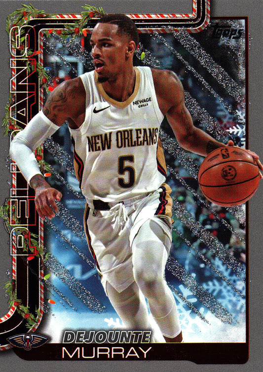2025 Topps Holiday Glitter Dejounte Murray #H154 New Orleans Pelicans
