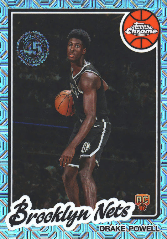 2025 Topps NBA 1980-81 Topps Chrome Mojo Drake Powell RC #TC-DP Brooklyn Nets