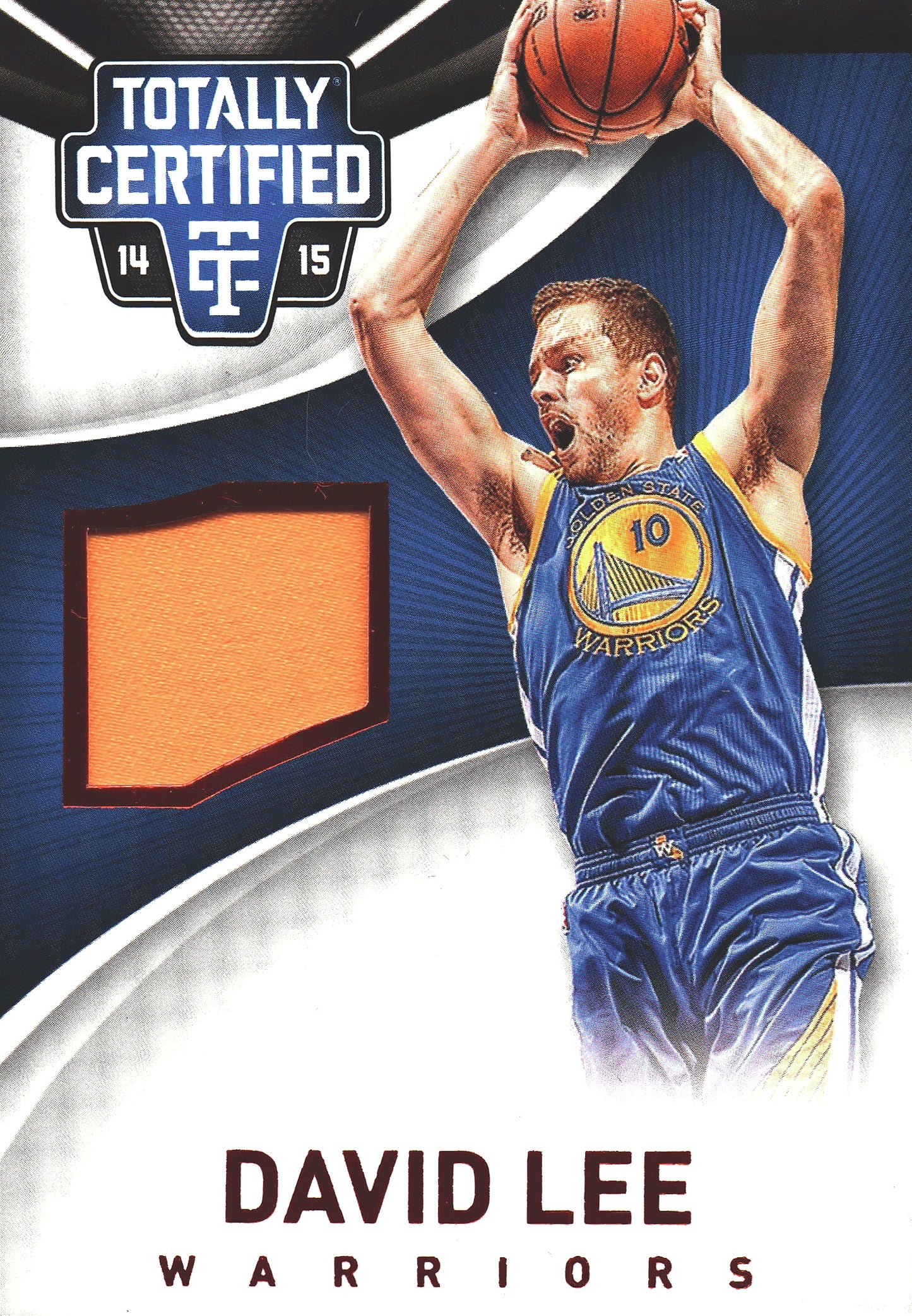 2014 Panini Totally Certified Patch Red /249 David Lee #23 Golden State Warriors