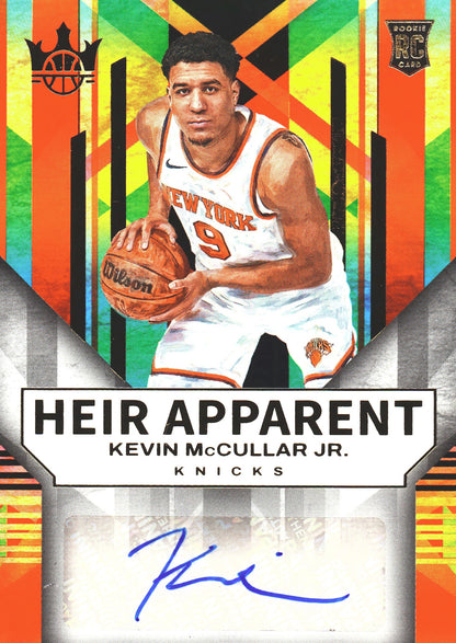 2024 Panini Court Kings Autograph /125 Kevin McCullar Jr. #HA-MCC New York Knicks