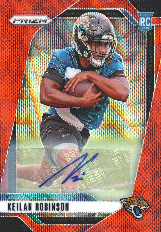 2024 Panini Prizm Red Wave /149 Keilan Robinson #361 Jacksonville Jaguars