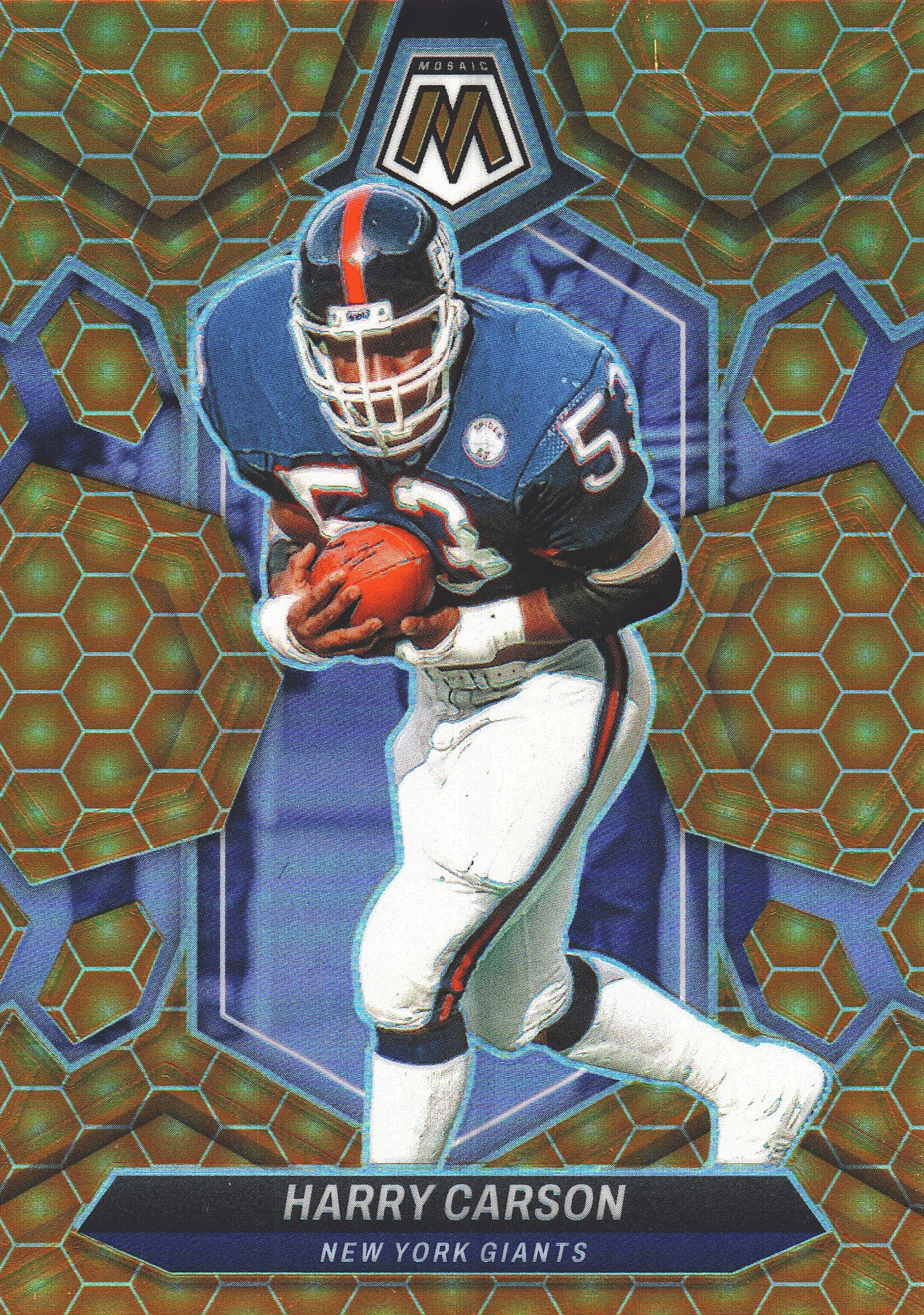 2024 Panini Mosaic SP Honeycomb Harry Carson #24 New York Giants