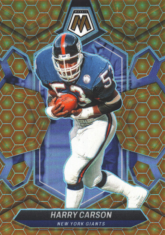 2024 Panini Mosaic SP Honeycomb Harry Carson #24 New York Giants