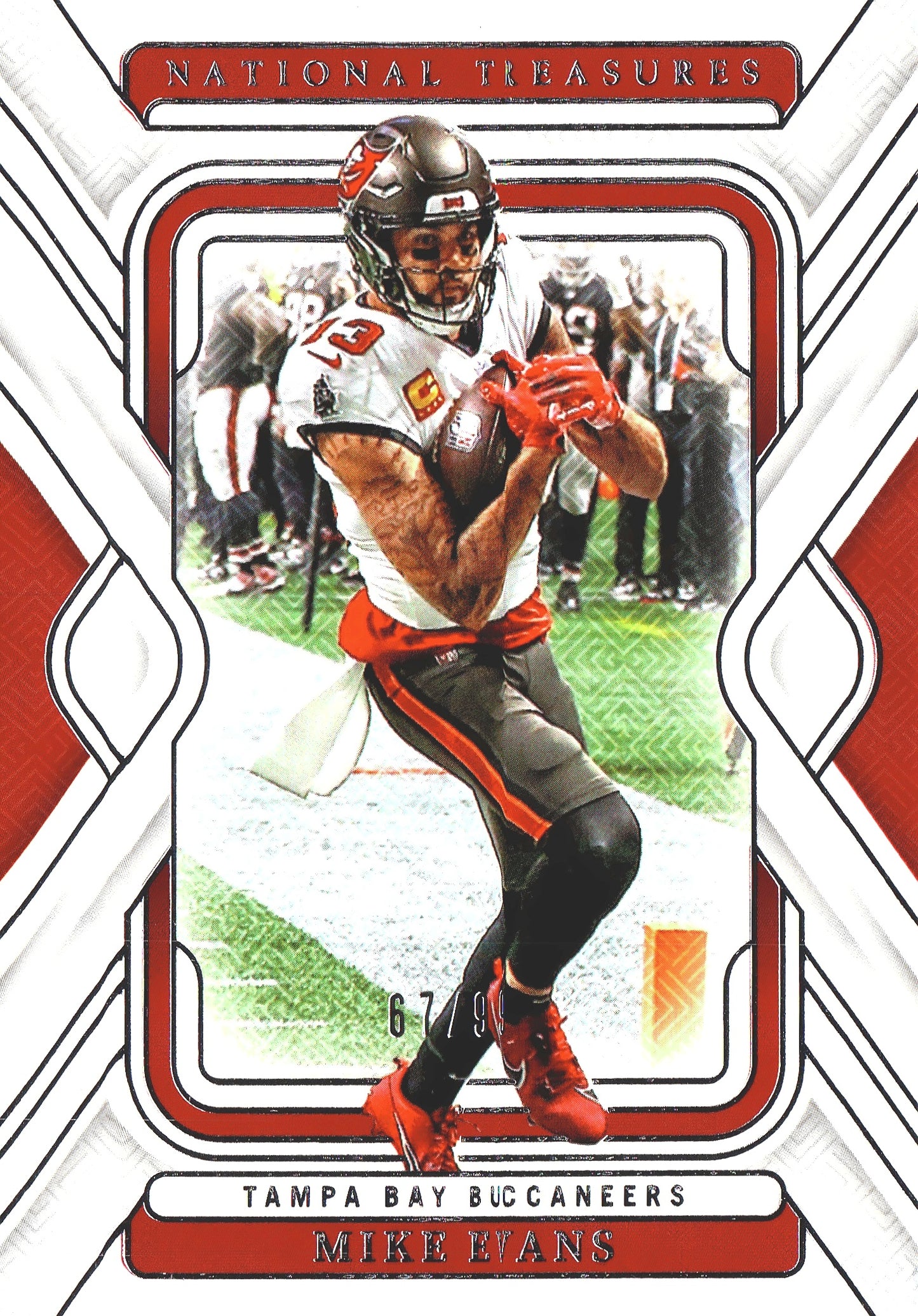 2024 Panini National Treasures Mike Evans /99 #93 Tampa Bay Buccaneers