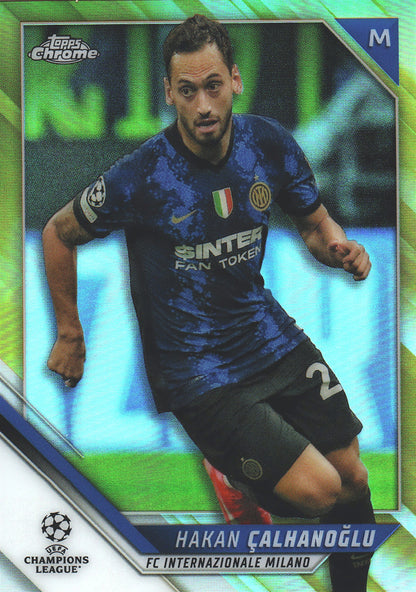 2021 Topps Chrome UCC Gold /50 Hakan Calhanoglu #127 Inter Milan