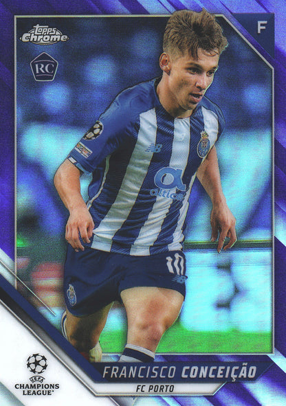 2021 Topps Chrome UCC Purple /250 Francisco Conceicao RC #96 FC Porto