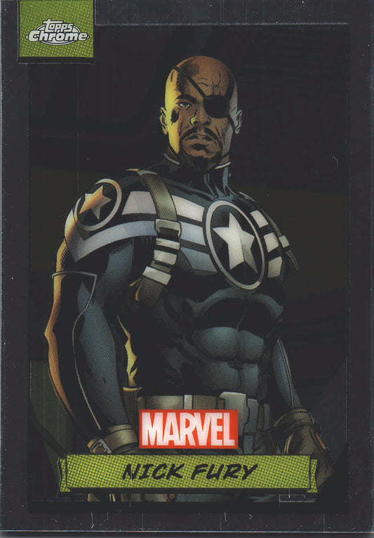2024 Topps Chrome Marvel Nick Fury #98