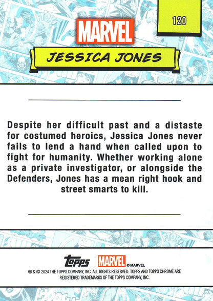 2024 Topps Chrome Marvel Jessica Jones #120