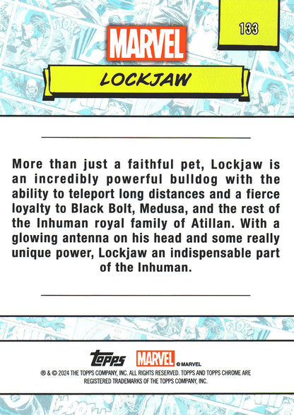 2024 Topps Chrome Marvel Lockjaw #133