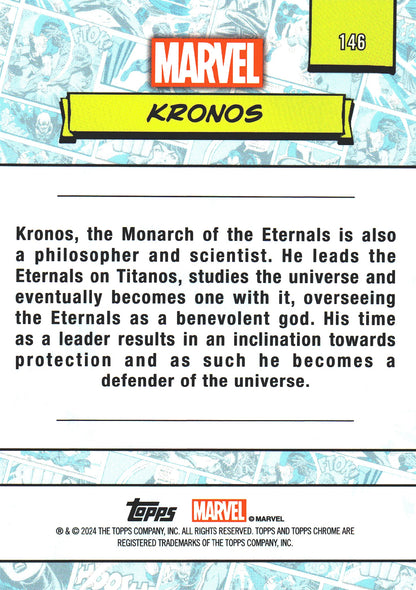 2024 Topps Chrome Marvel Kronos #146