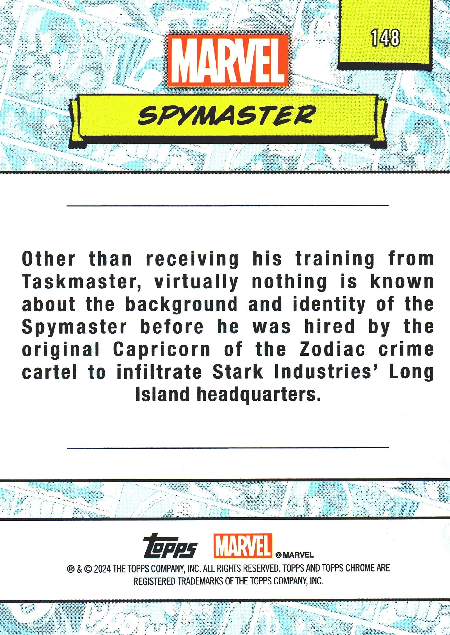 2024 Topps Chrome Marvel Spymaster #148