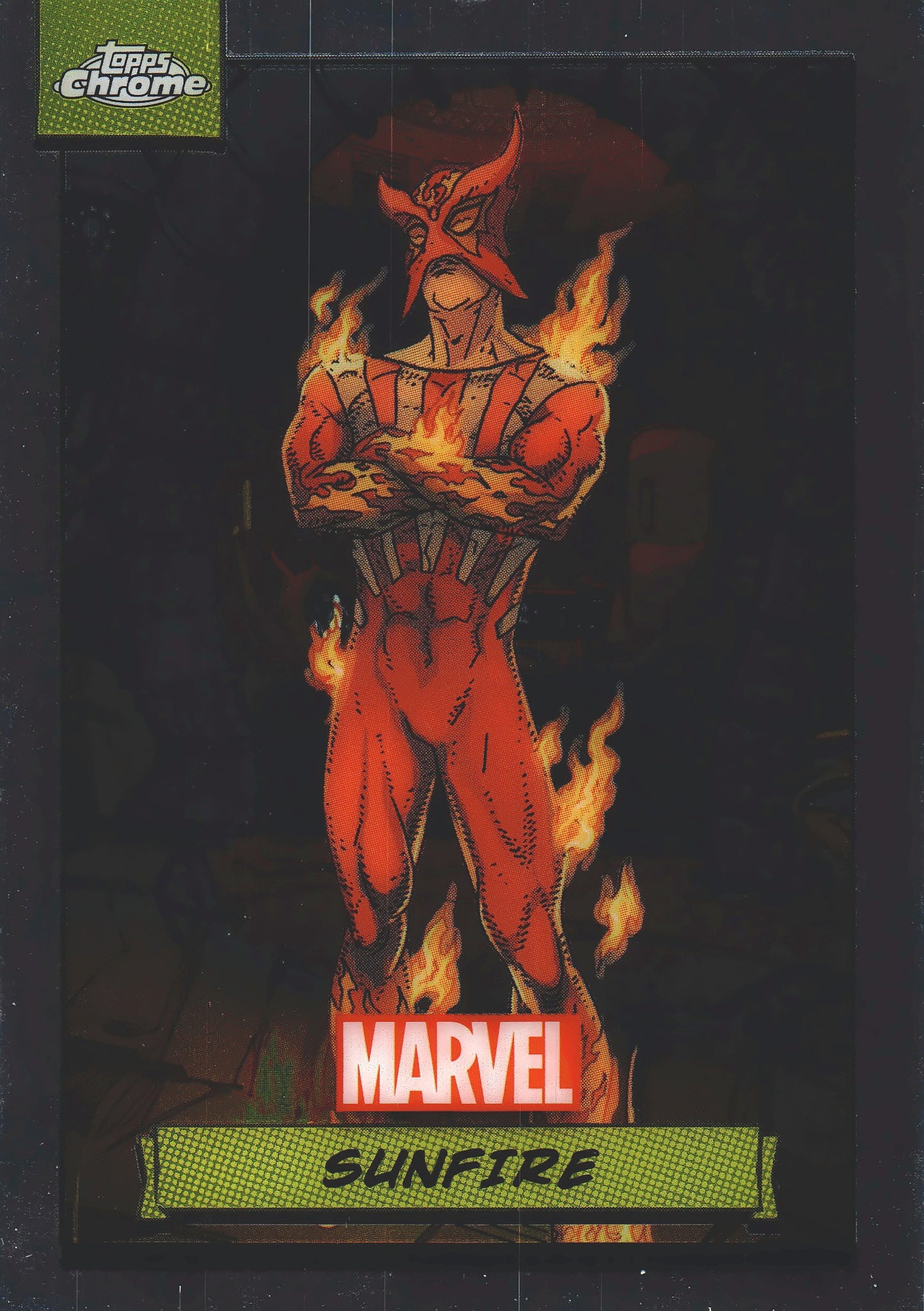 2024 Topps Chrome Marvel Sunfire #142