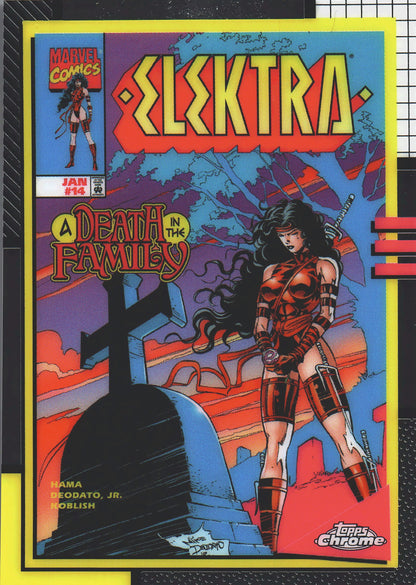 2024 Topps Chrome Marvel 90s Elektra #14 #MN-10
