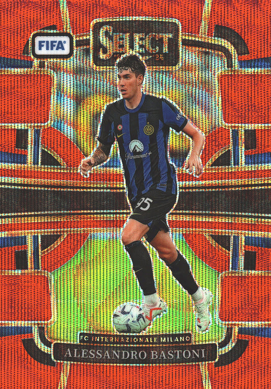2023 Panini Select FIFA Red Wave /139 Alessandro Bastoni #36 Inter Milan