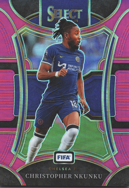 2023 Panini Select FIFA Pink /75 Christopher Nkunku #105 Chelsea