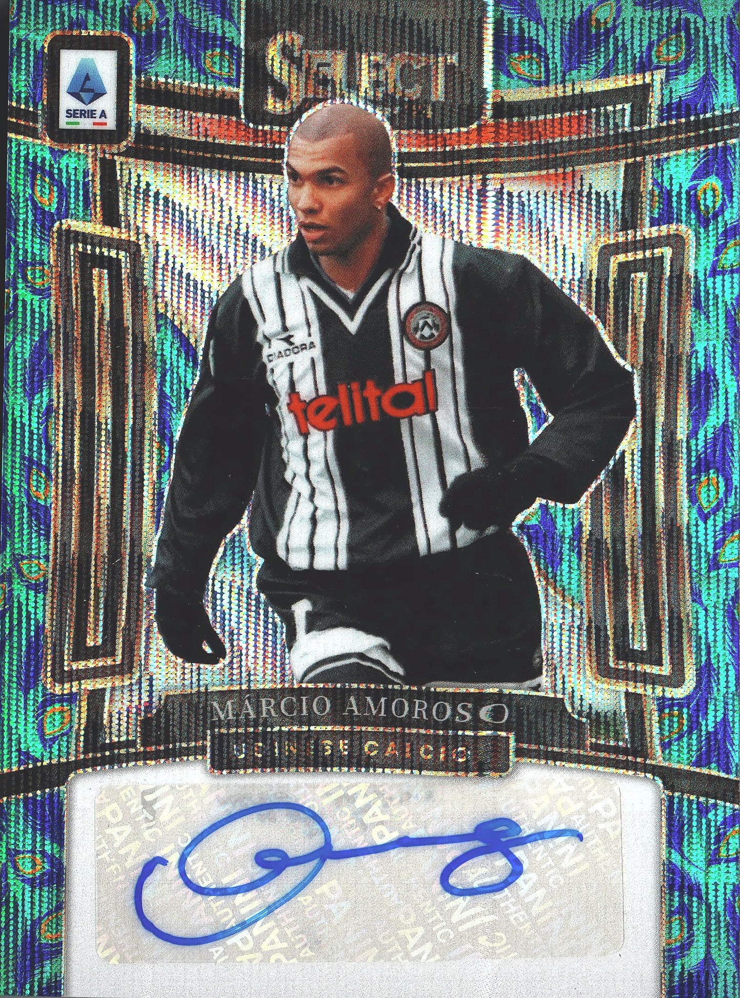 2023 Panini Select Serie A Autograph SP Peacock Marcio Amoroso #S-MA Udinese