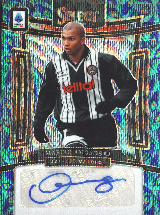 2023 Panini Select Serie A Autograph SP Peacock Marcio Amoroso #S-MA Udinese