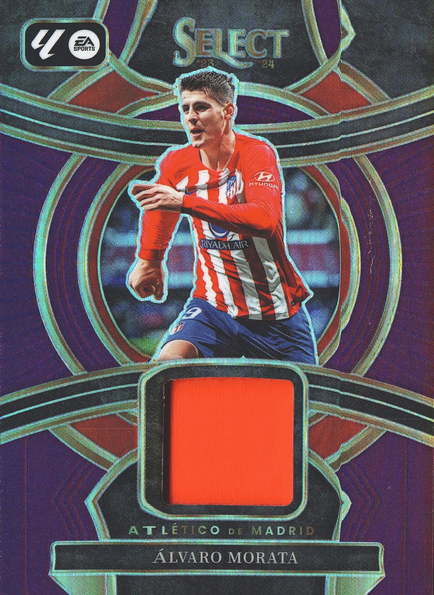 2023 Panini Select La Liga Number Match Pink /49 Alvaro Morata #SS-AM Atletico Madrid
