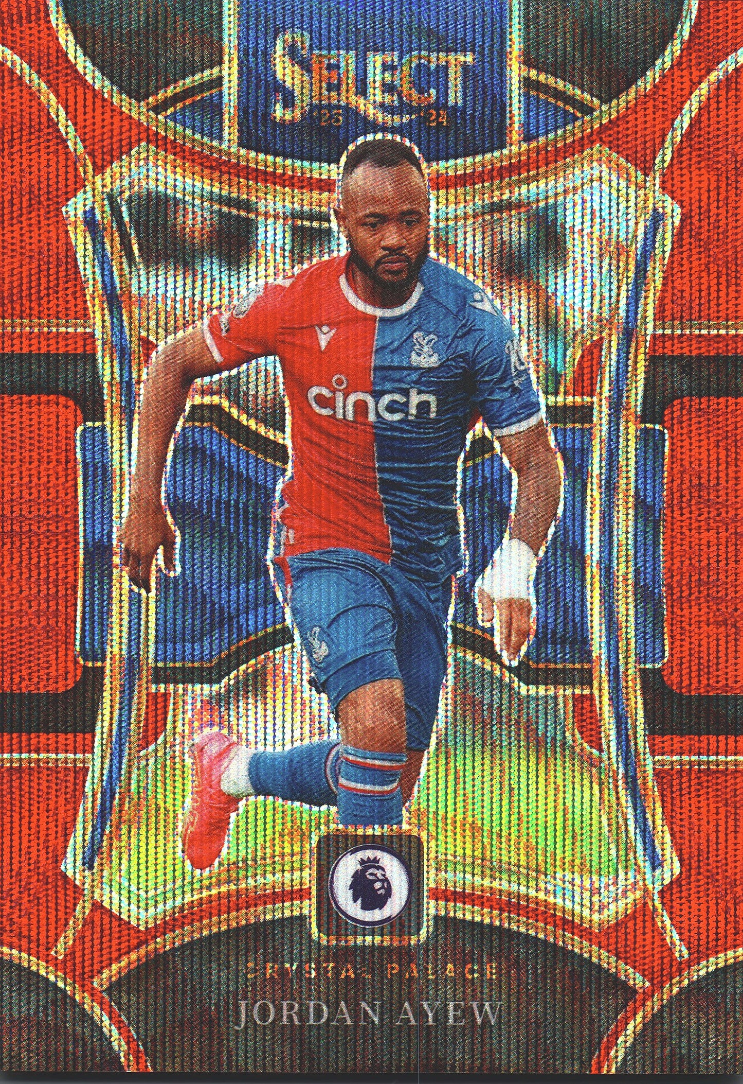 2023 Panini Select Premier League Red Wave /149 Jordan Ayew #138 Crystal Palace