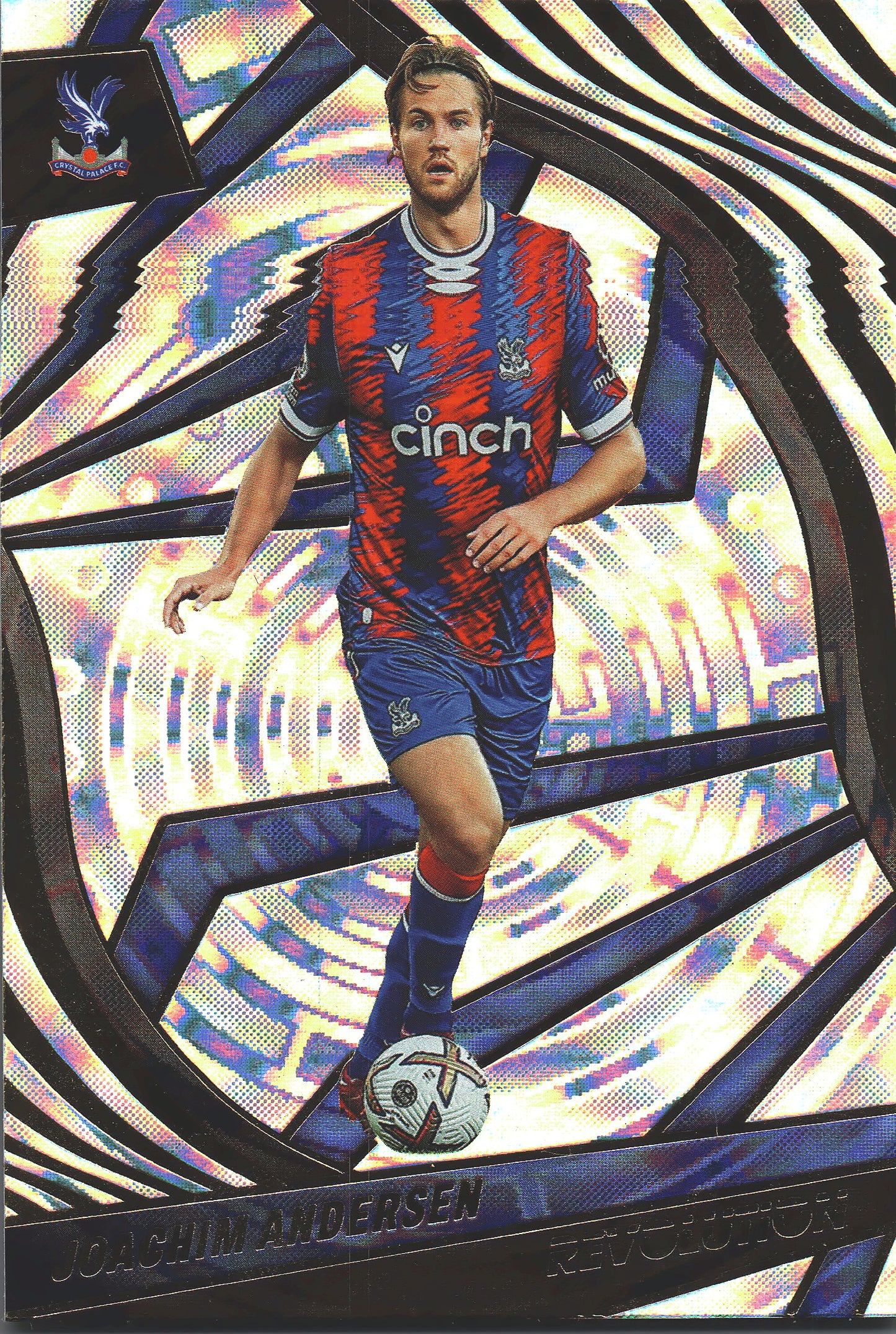 2022 Panini Revolution Premier League Fractal Joachim Andersen #86 Crystal Palace
