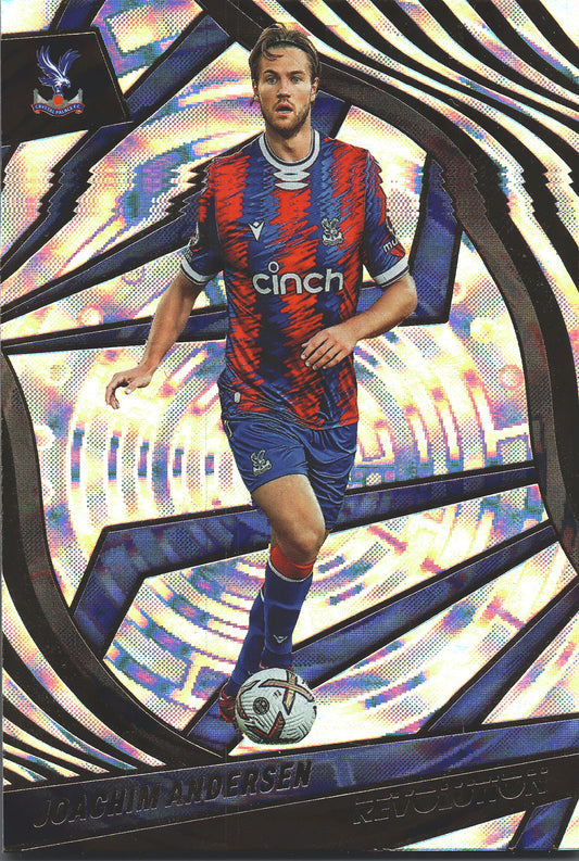 2022 Panini Revolution Premier League Fractal Joachim Andersen #86 Crystal Palace