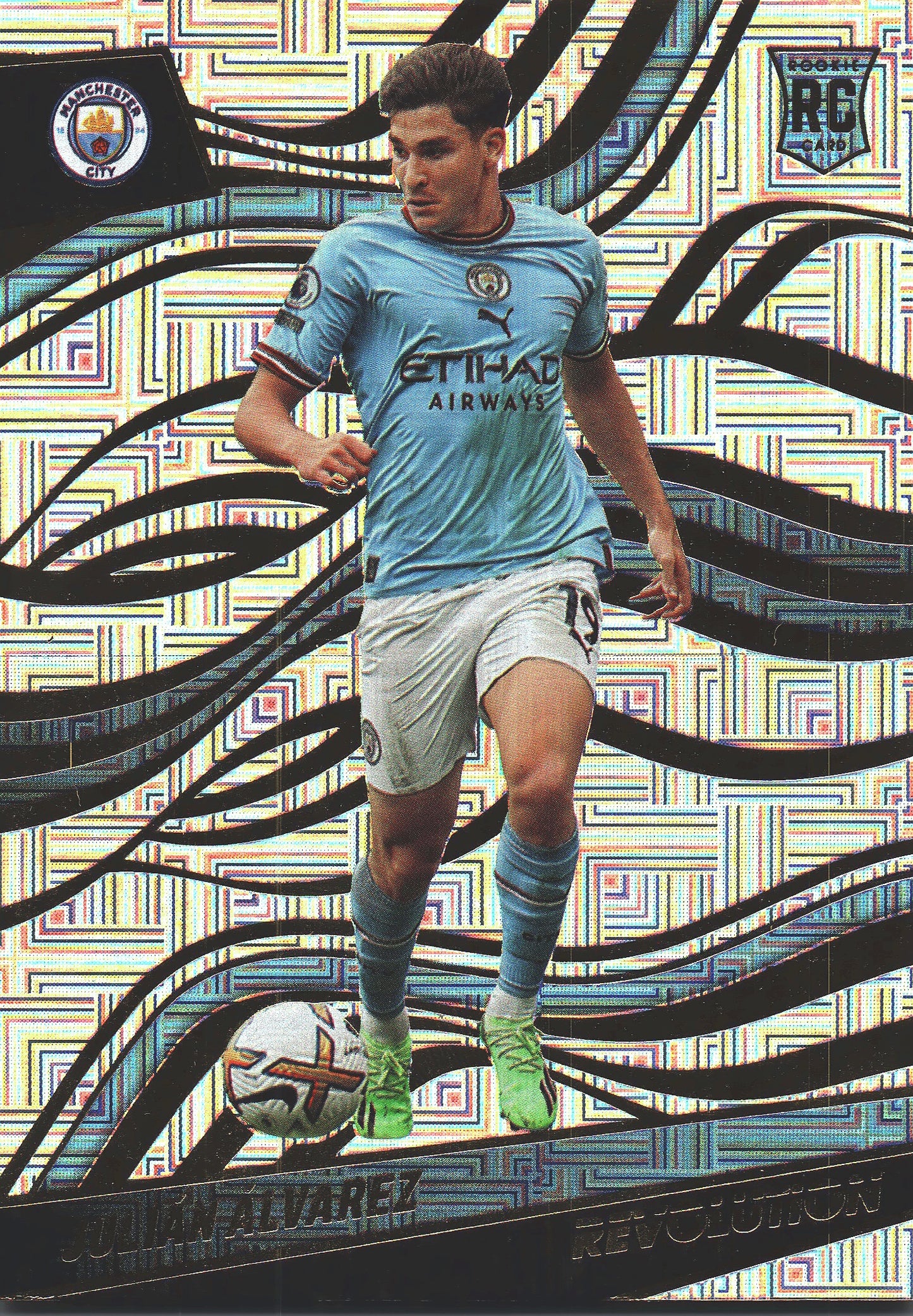 2022 Panini Revolution Premier League Infinite Julian Alvarez RC #286 Manchester City