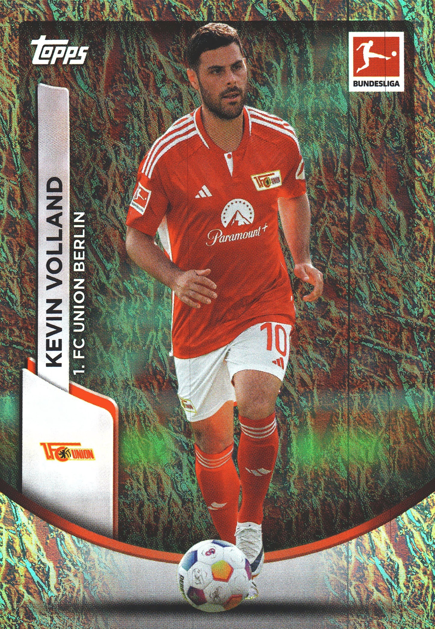 2023 Topps Bundesliga Jade Edition Kevin Volland #7 Union Berlin