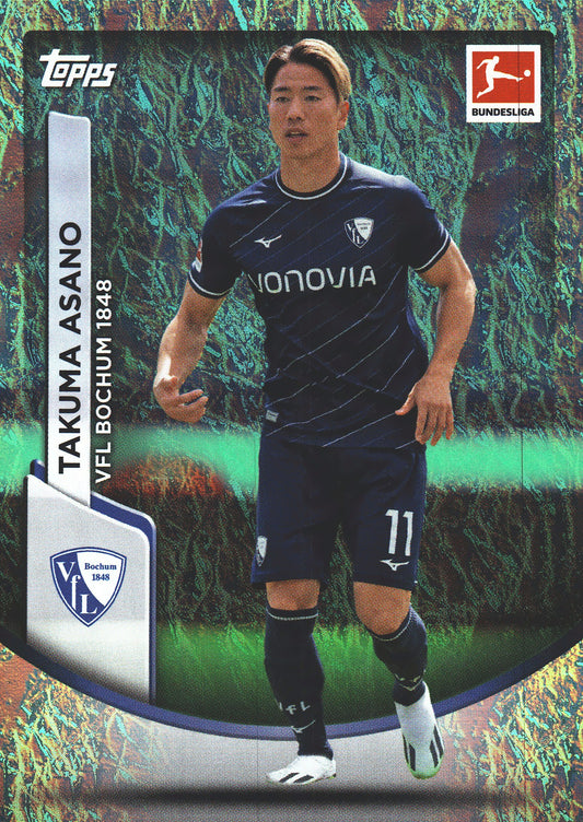 2023 Topps Bundesliga Jade Edition Takuma Asano #12 VfL Bochum